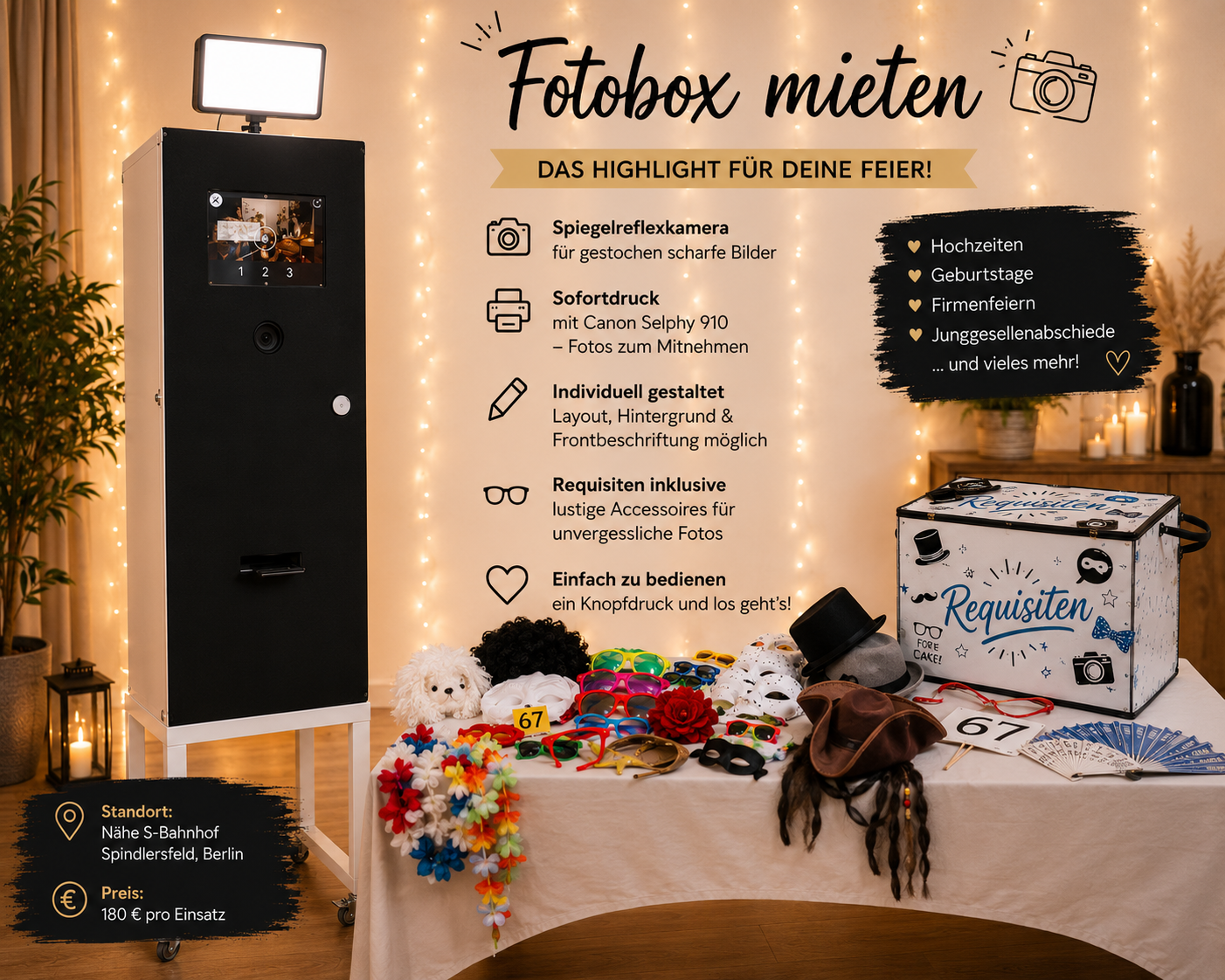 Knips Fotobox Vorderansicht